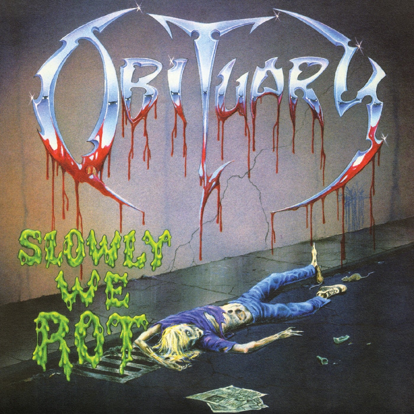 OBITUARY "SLOWLY WE ROT" VINYL LP