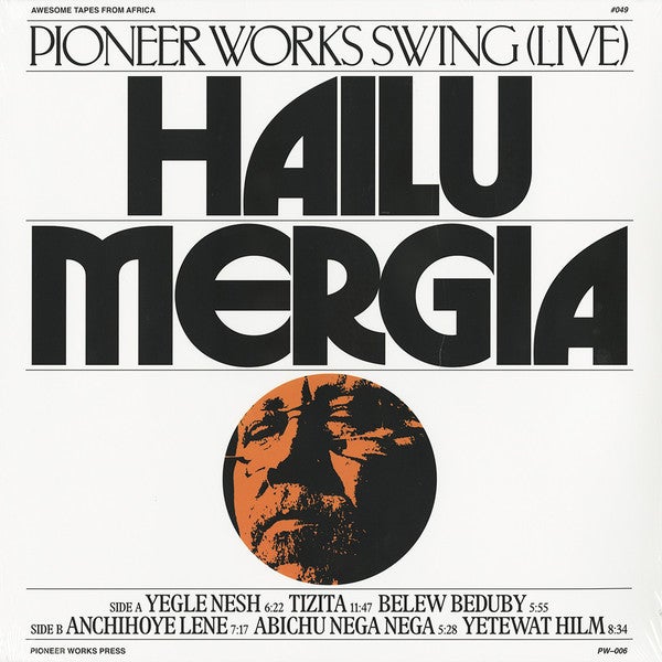 HAILU MERGIA "PIONEER WORKS SWING (LIVE)" VINYL LP