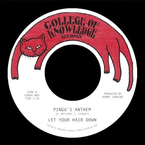 LET YOUR HAIR DOWN "PINGU'S ANTHEM B/W GRONK" VINYL 7"