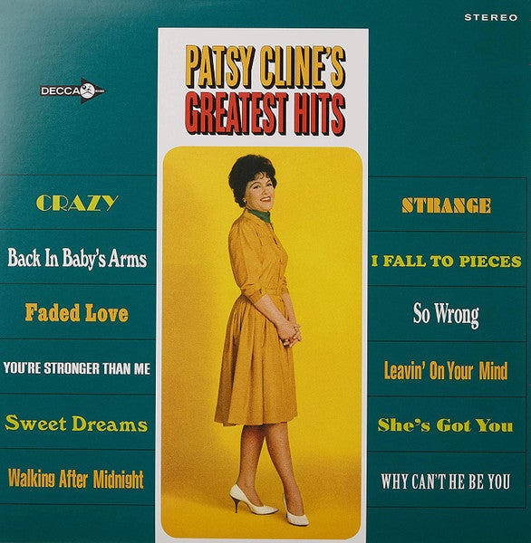 PATSY CLINE "GREATEST HITS" VINYL LP