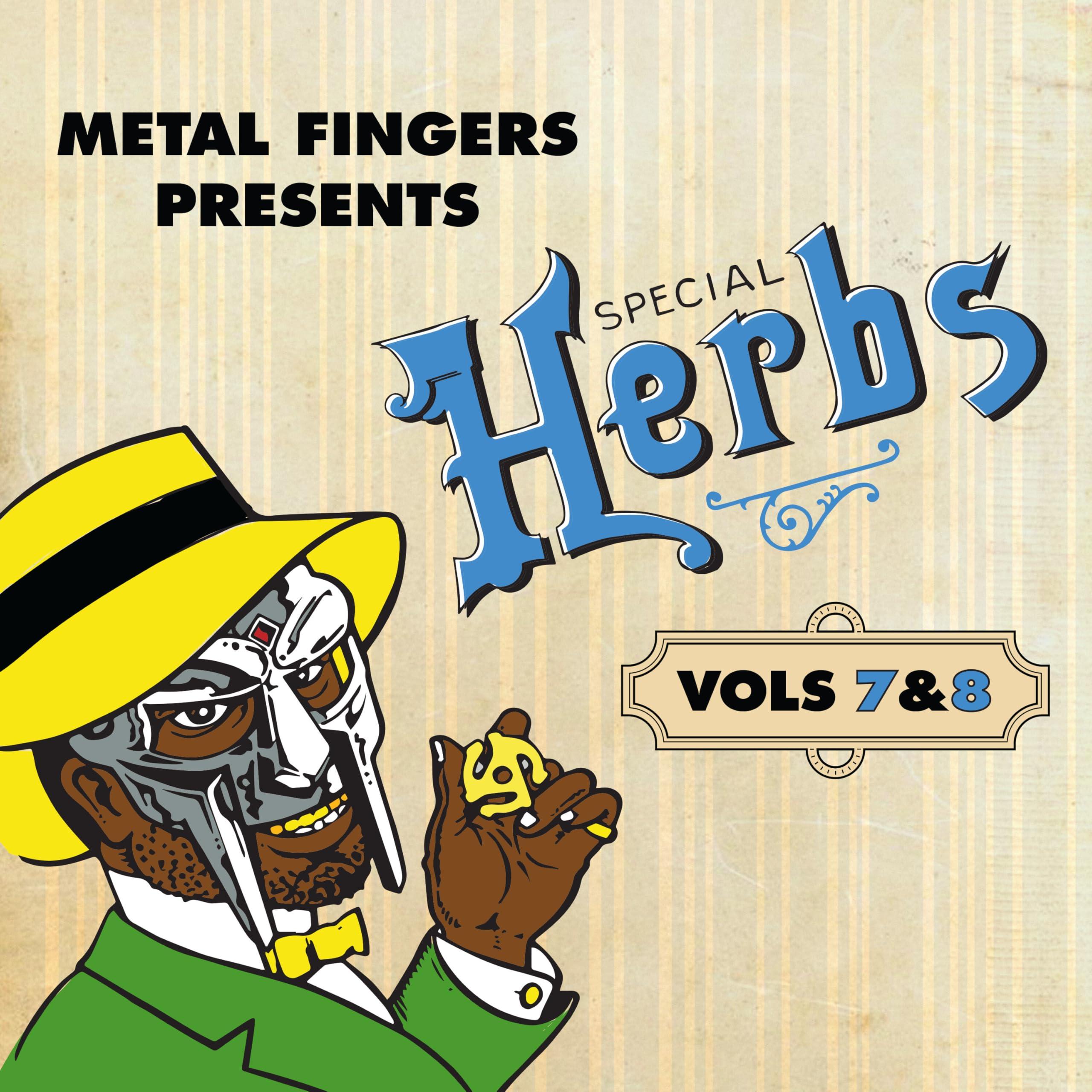 METAL FINGERS PRESENTS: "SPECIAL HERBS VOL. 7 & 8" VINYL 2LP