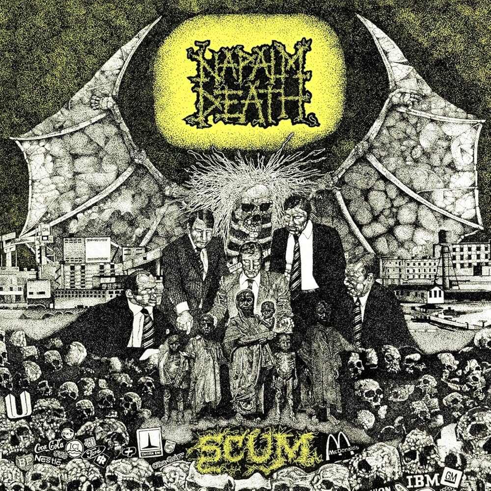 NAPALM DEATH "SCUM" VINYL LP