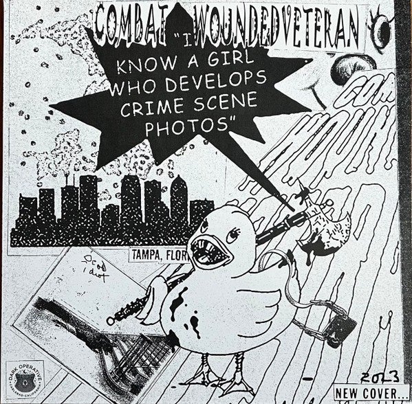 COMBATWOUNDEDVETERAN "I Know A Girl Who Develops Crime Scene Photos" VINYL LP