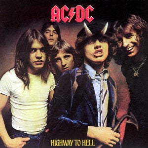 AC/DC "HIGHWAY TO HELL" VINYL LP