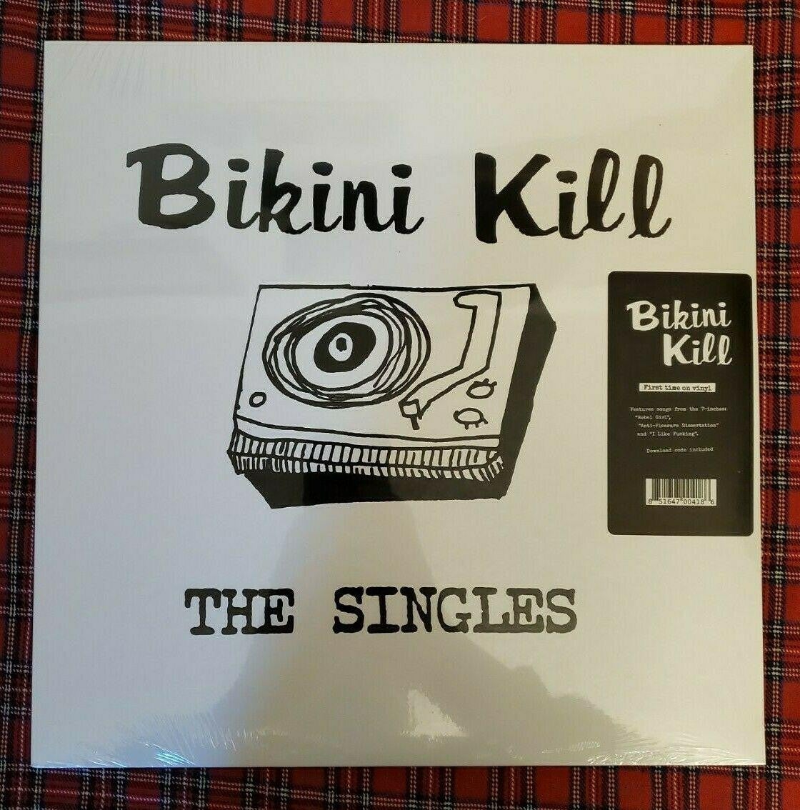 BIKINI KILL "THE SINGLES" VINYL LP